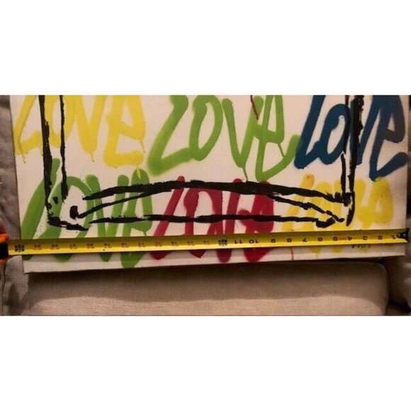 RARE ORA  ARTIST GRAFFITI ART CHANEL N°5 COLLECTION 36" X 24" ORIGINAL PAINTING - Picture 4 of 9